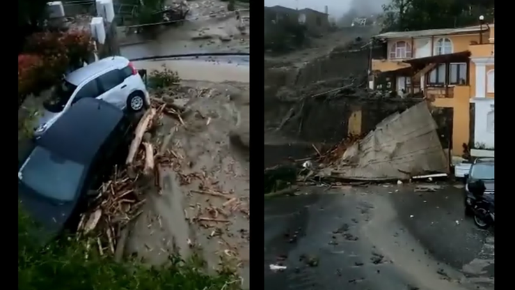 Włochy. Na wyspie Ischia doszło do osunięcia ziemi. Nie żyje co najmniej osiem osób