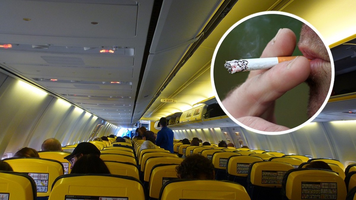 Co grozi za palenie w samolocie? Pasażer przekonał się na własnej skórze