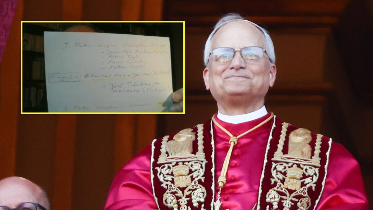Nowy papież to zaskoczenie? Ksiądz pokazał swoje notatki