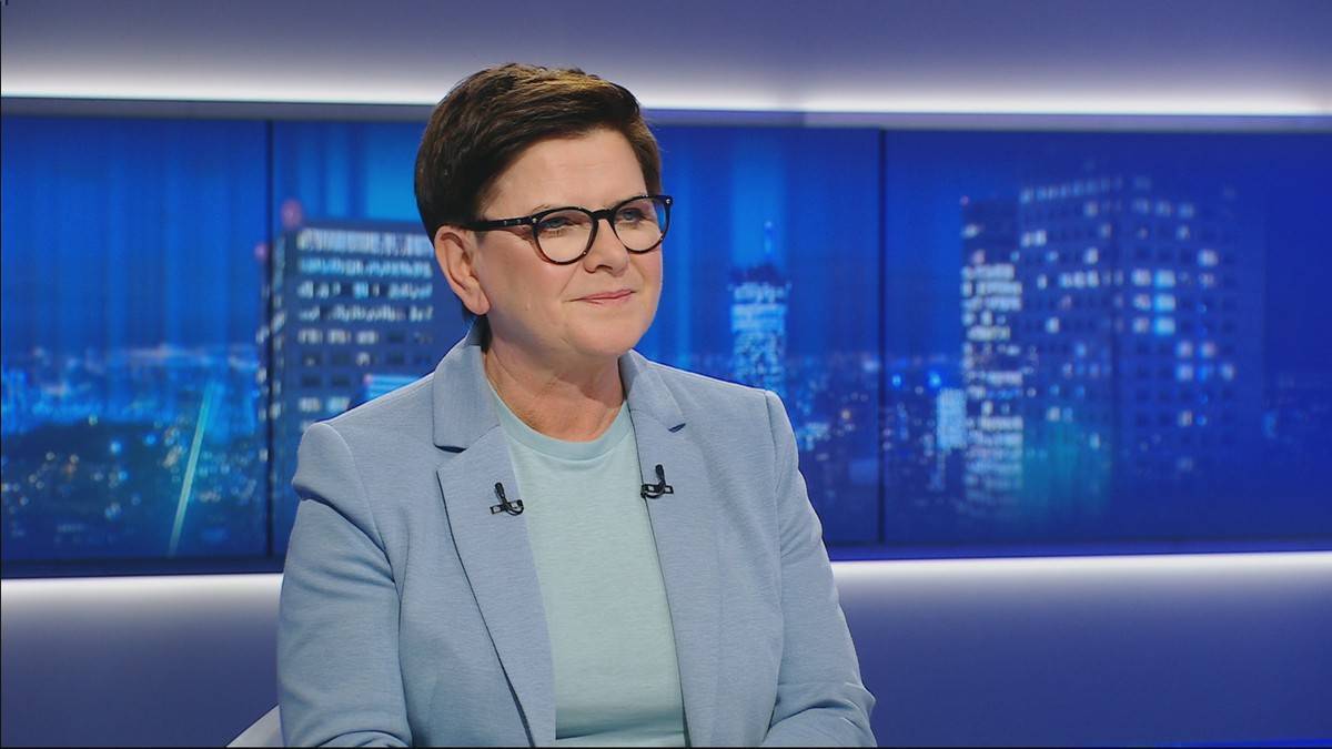 Beata Szydło w programie "Gość Wydarzeń"