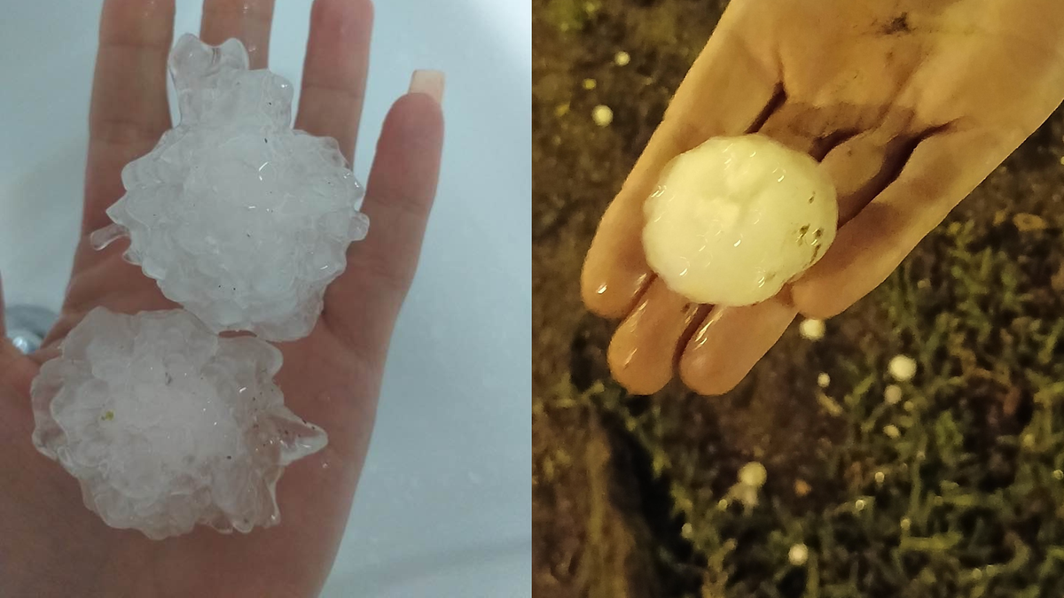 Grad wielkości piłek pingpongowych. Europejski kraj liczy straty