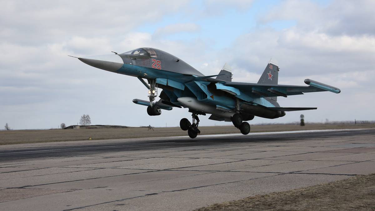 Samolot SU-34 zniszczony. Bolesna strata Rosjan