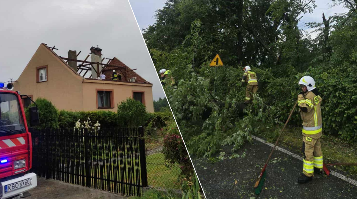 Nawałnice nad Polską. Tysiące interwencji straży pożarnej