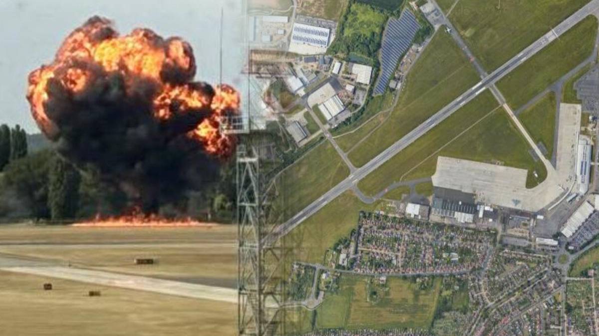 Katastrofa w Wielkiej Brytanii. Mały samolot runął tuż po starcie