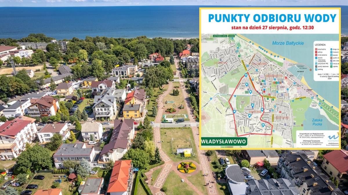 Ostrzeżenie w nadmorskim kurorcie. "Śledź komunikaty"