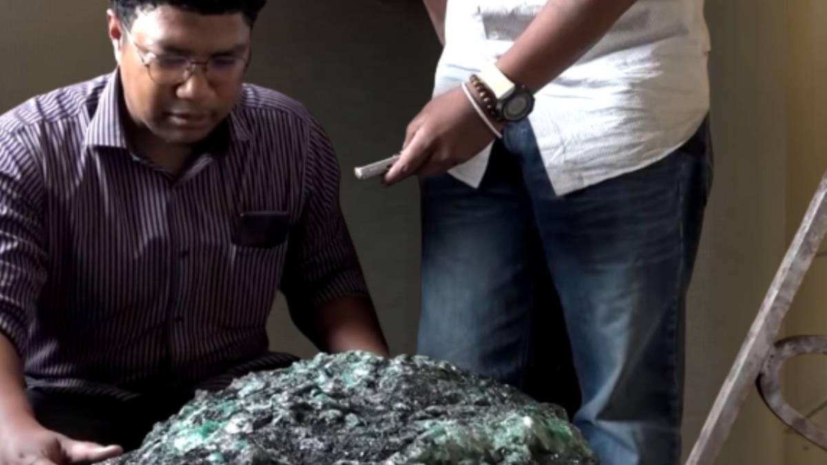 Gigantyczny szmaragd odnaleziony na Madagaskarze. Waży 300 kilogramów