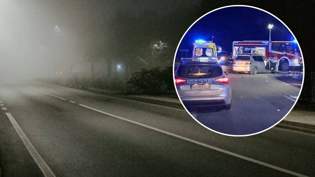 Czołówka pod Siedlcami, siedem osób trafiło do szpitala. Policja zwróciła uwagę na rosnące ryzyko