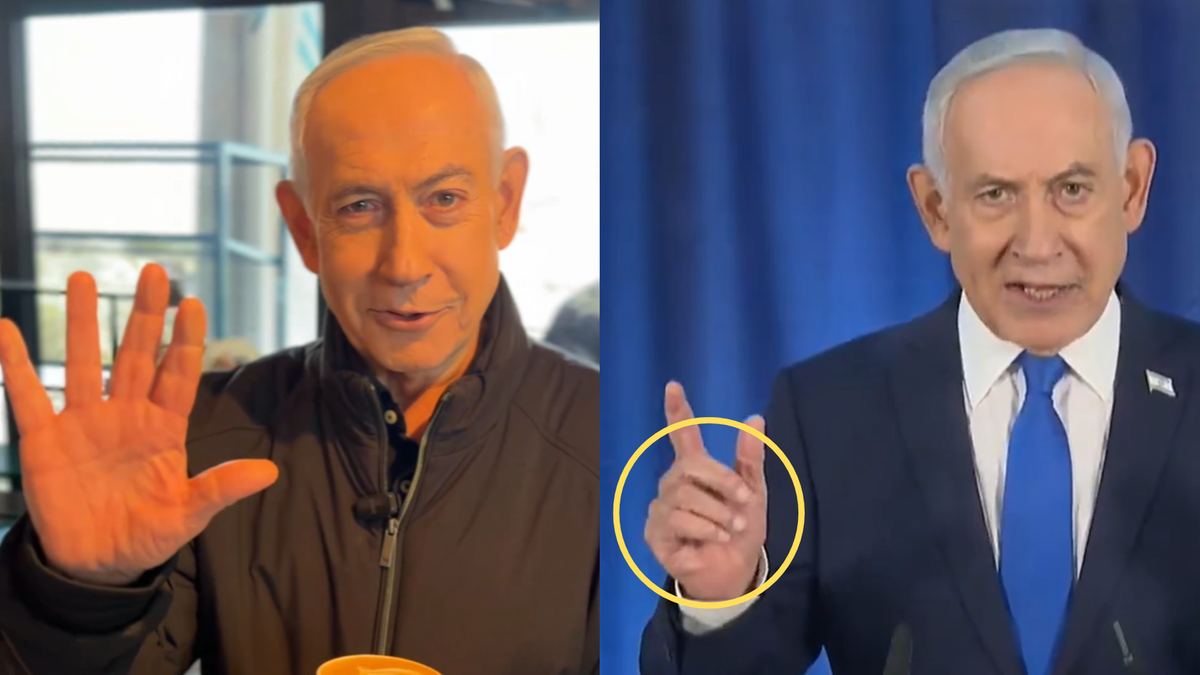 Binjamin Netanjahu nie żyje? Odpowiedział nagraniem z kawiarni