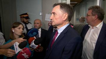 Ziobro pojawił się na komisji regulaminowej w Sejmie. "Przeniosłem zabieg"