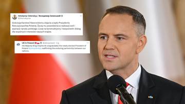 Światowi przywódcy gratulują Karolowi Nawrockiemu. Depesze spływają do Polski