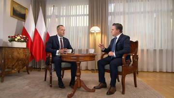 Prezydent Karol Nawrocki w "Gościu Wydarzeń". Oglądaj od 19:15