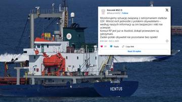 Flotylla z Polakami na pokładzie przejęta przez Izrael. Nowy komunikat MSZ