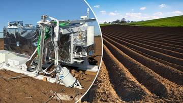 Zobaczyła na niebie coś dziwnego. Na polu odkryli obiekt wielkości auta