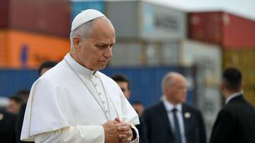 Leon XIV w Bejrucie. Papież modlił się w miejscu tragicznej eksplozji