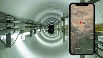 Chiny zbudowały tunel na środku pustyni. Co kryje się 560 metrów pod ziemią?