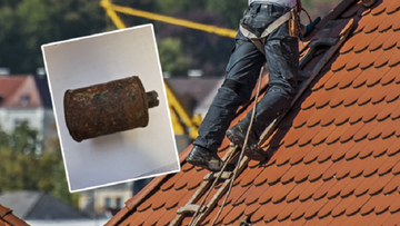 Wymieniał dach, znalazł niepokojący przedmiot. Do akcji wkroczyło wojsko