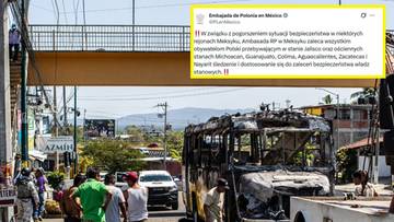 Zamieszki w Meksyku po zabiciu El Mencho. Polska ambasada wydała ostrzeżenie