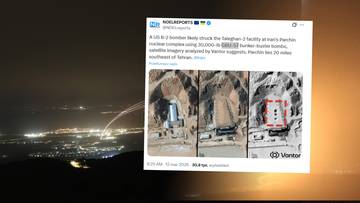 USA użyły "niszczycieli bunkrów"? Tajemnicze ślady na obiekcie jądrowym w Iranie