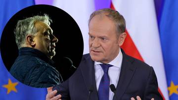 "Kochaj i ratuj swój kraj, Donaldzie!". Orban odpowiedział Tuskowi